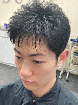 ラドゥーノ ヘアクリエイション 御所北店(RADUNO hair creation)の写真/身だしなみもお任せ！清潔感のある好印象なスタイルをご提案！プロならではの技術でクセ・骨格にあった形に