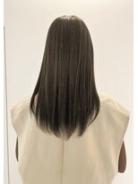 アース 東戸塚店(HAIR & MAKE EARTH) 20代30代40代髪質改善ストレートオリーブベージュ