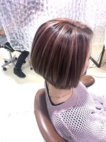 アズール 草加(azule) ピンク/コントラストハイライト