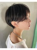 大人可愛いマッシュベースショート