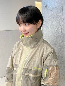 スウィープ 平尾(sweep) フルバングマッシュショート　ヘルシースタイル