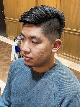 アフロ(AFRO) フェードパーマスタイル