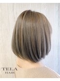 柔らかい透け感たっぷりスリークボブ【TELA HAIR南行徳】