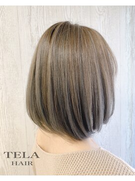 テーラヘアー 幕張本郷店(TELA HAIR) 柔らかい透け感たっぷりスリークボブ【TELA HAIR南行徳】