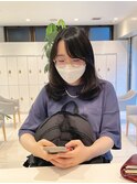 \暗髪×レイヤースタイル/