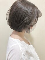 イーストハムアネーロ(EAST HAM anello) ショートレイヤーボブ/透明感グレージュ 