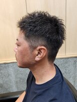 ニアウ 伊勢崎連取店(Niau)&nbsp;ベリーショートメンズ刈り上げジェットモヒカンツイストパーマ