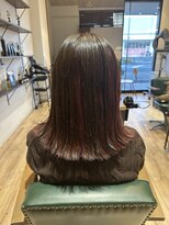 サラ(sarah)&nbsp;インナーカラーボルドー