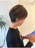 20代30代40代50代ショートカット耳かけショート前髪なしショート