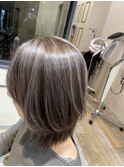 コントラストハイライト×ミルクティーベージュ