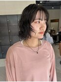 ボブレイヤー ボブパーマ ゆるめパーマ20代30代 / 山中