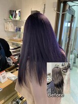 コワファースト長崎シャンプーボーイ 2nd(COIFF1RST 長崎 SHAMPOO BOY)&nbsp;長崎 ケアブリーチ ラベンダー