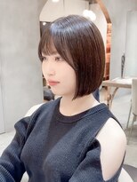 ロンド ブランシュ 錦糸町北口(Lond blanche)&nbsp;前髪アンブレラカラーこなれミディイメチェンウェーブパーマ