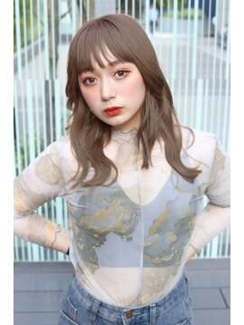 エトラ 渋谷店(etora) ★こなれミディ イメチェンくびれレイヤー 小顔 ネビージュ