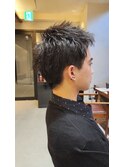 スパイキーショート/メンズ/アップバング
