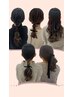【ベロアリボン付】　ヘアセット