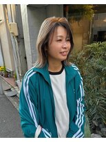 オムズ(OM's)&nbsp;大人可愛いハイトーン顔まわりレイヤーボブ