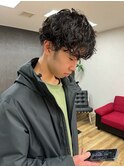 メンズパーマ【藤沢/本鵠沼/ヘッドスパ/白髪ぼかし/ボブ】