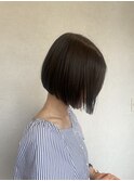 切りっぱなしボブ