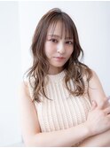 レイヤー／レイヤーカット／大人かわいい／バングカット