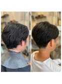 毛流れショート