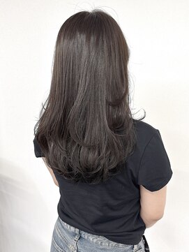 アイシーキョウト(I see kyoto) 透明感グレージュ/ハッシュカット/フェイスレイヤー/暗髪ロング