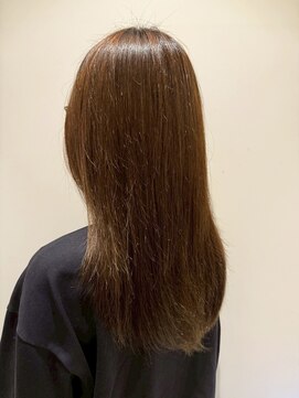 ニシオギ ヴォイス 西荻窪店(nishiogi voice) 肌なじみ抜群の暖色カラー◎艶感ショコラブラウン/ストレート