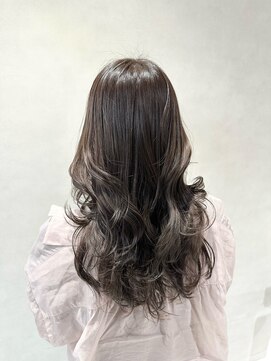 アース 越谷店(HAIR&MAKE EARTH) レイヤーカット/ブリーチなしダブルカラー/グレージュ/越谷