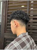 強めスパイラルパーマ