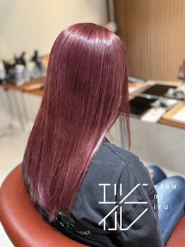 透明感あふれるカラーもお任せ◎ダメージを最小限に抑えたカラー剤で、ツヤ感×トレンドカラーをご提案＊