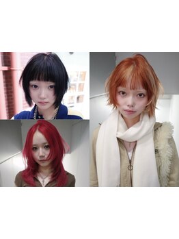 インナーカラー×イヤリングカラーを合わせたSNS映え間違いなしのスタイルも、ミリ単位までこだわり施術◎