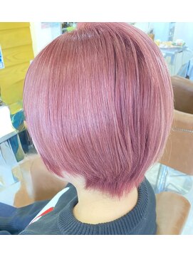 ヘアープロデュース ハート(hair produce HEART) ペールピンクダブルカラー