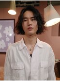 【メンズロングパーマ/阿部達哉】ロン毛/メンズボブ