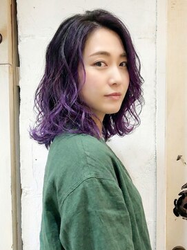 エノア 東京(ENORE) パープル/ハイライト/バレイヤージュ/ダブルカラー