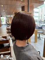 ココ(qoqo)&nbsp;丸みボブ　おさまり重視 艶カラー