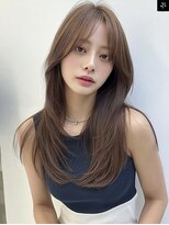 レア 銀座(Le'a)&nbsp;レイヤーカットハイレイヤー顔周りカット韓国風レイヤー髪質改善