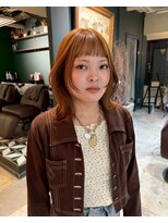 グッドフェローズ キタホリエ(GoodFellas kitahorie)&nbsp;小顔見せレイヤー×自然なハイトーンミディアムブリーチ艶感