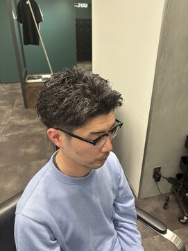 メンズサロンドットリアン(dot. lien) アップバング刈り上げショート【町田/町田駅/MEN'S】
