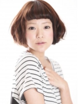 モニカ 横須賀中央店(Monica) 無邪気な甘さを与えるマッシュボブ★ミックスパーマ★