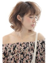 ヌーベルヴァーグ(Nouvelle Vague)&nbsp;【Nouvelle Vague】色っぽミディ×ほつれカール☆