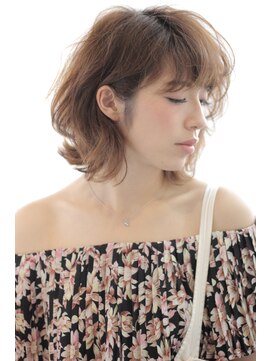 ヌーベルヴァーグ(Nouvelle Vague) 【Nouvelle Vague】色っぽミディ×ほつれカール☆