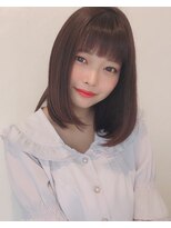 ザブックハンドサロン(The book hand salon)&nbsp;ピンクグレージュ×ボブ