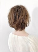 【パーマ】ボブに柔らかナチュラルデジパースタイル