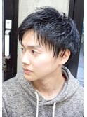ツーブロック タイトマッシュ