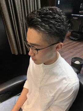 ヒロギンザバーバーショップ 神楽坂店(HIRO GINZA BARBER SHOP) ビジネス七三スタイル