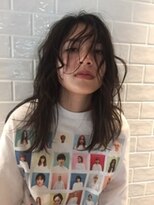 クレアール 大井町(CREAR)&nbsp;【CREAR大井町】暗髪セミウェットウェーブナチュラルスタイル