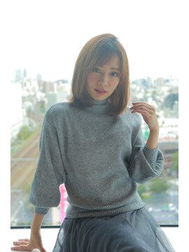 サイン ヘア イノベーション(sign HAIR INNOVATION) 大人可愛い、色気、小顔カットひし形シルエット【錦糸町】
