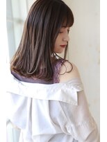 ラファンジュ ヘアー クレオ(Rohange hair Creo) 【Creo】モカブラウン×束感シースルーバング