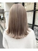 Wカラー ミルクティベージュ