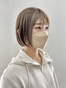 ジンクヘアーセカンド(ZiNK HAIR2nd) 最新ミニボブスタイル